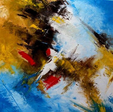 Peinture intitulée "abstract 66219042" par Véronique Radelet, Œuvre d'art originale
