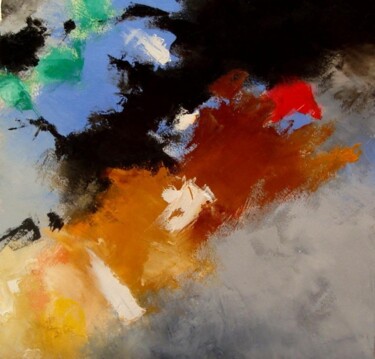 Peinture intitulée "abstract 210132" par Véronique Radelet, Œuvre d'art originale
