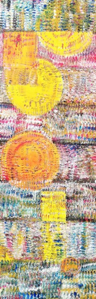Pittura intitolato "SOLEIL LEVANT" da Véronique Trovalet, Opera d'arte originale, Acrilico