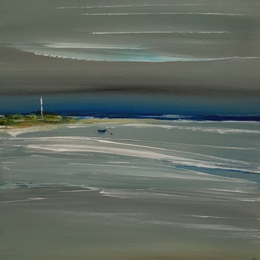 Avant l'orage Peinture intitulée "Avant l'orage" par Véronique Urquia, Œuvre d'art originale, Acrylique Monté sur Carton