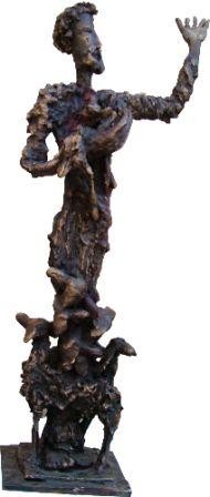Sculpture intitulée "Abraham" par Véronique Bellot, Œuvre d'art originale, Métaux