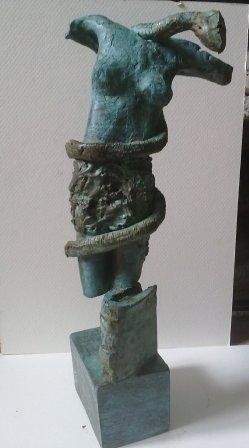 Sculpture intitulée "la connaissance" par Véronique Bellot, Œuvre d'art originale