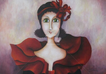 Peinture intitulée "Marie-Marceline" par Clanet, Œuvre d'art originale, Acrylique