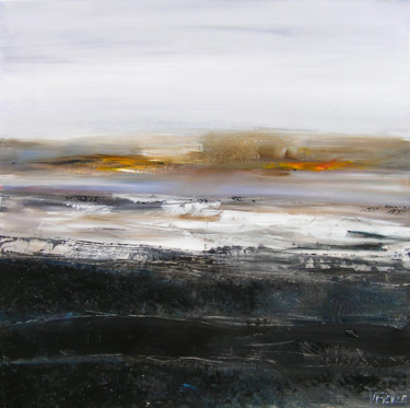 Картина под названием "Brouillard et givre…" - Véronique Fièvre, Подлинное произведение искусства, Акрил Установлен на artwo…