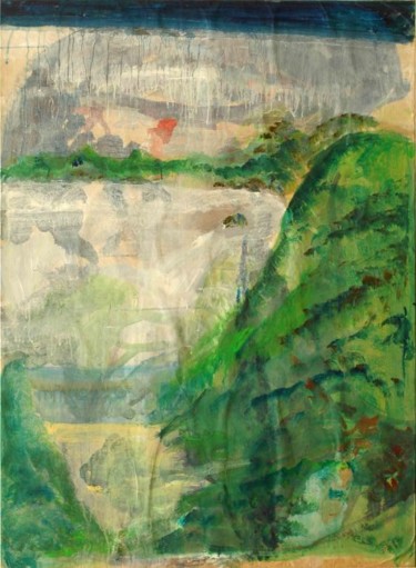 Painting titled "Rêve" by Véronique Kaplan, Original Artwork