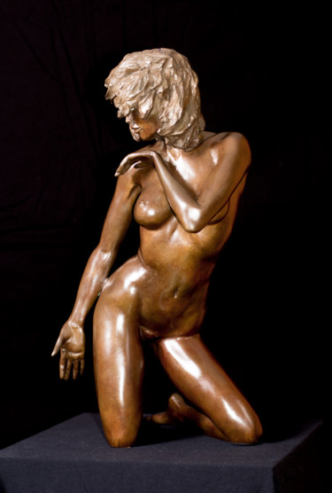 Sculpture titled "O Vive" by Véronique Richard, Original Artwork, Bronze