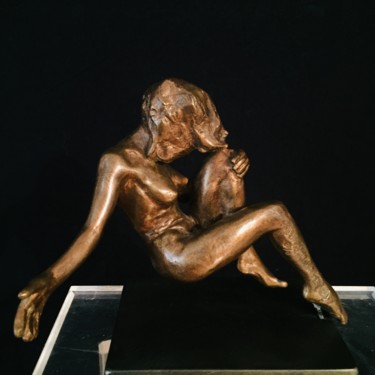 Sculptuur getiteld "Baigneuse" door Véronique Richard, Origineel Kunstwerk, Bronzen