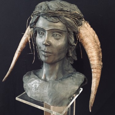 Sculpture intitulée "Onomaris" par Véronique Richard, Œuvre d'art originale, Terre cuite
