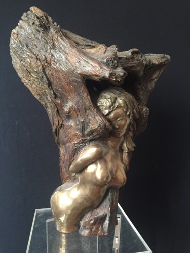 Sculpture intitulée "Passion" par Véronique Richard, Œuvre d'art originale, Bronze