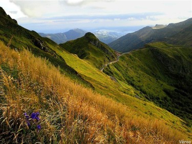 Photography titled "En haut du Puy Mary" by Veroo, Original Artwork