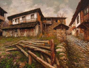 Painting titled "Village Dolen" by Verschieden, Original Artwork