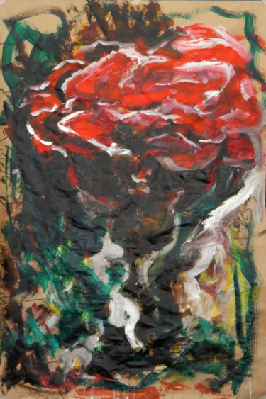 Painting titled "The power to flower…" by Filip Callewaert, Original Artwork, Acrylic