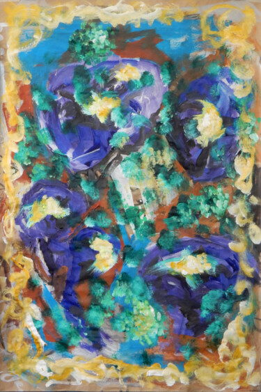 Painting titled "The power to flower…" by Filip Callewaert, Original Artwork, Acrylic