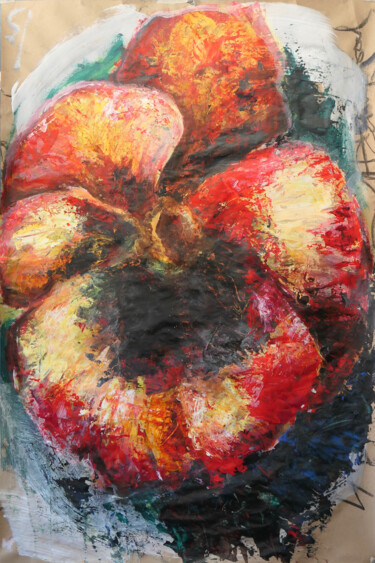 Schilderij getiteld "The power to flower…" door Filip Callewaert, Origineel Kunstwerk, Acryl