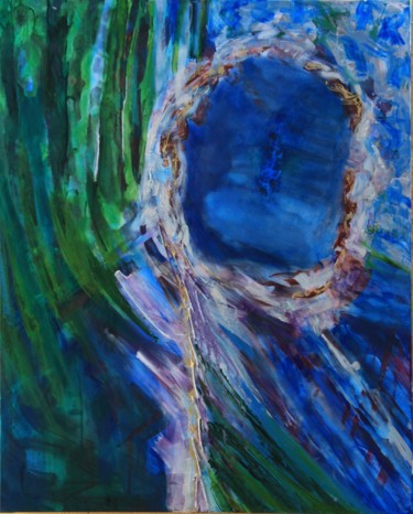 Pittura intitolato "Threshold-2014-126-…" da Veryan Edwards, Opera d'arte originale, Acrilico
