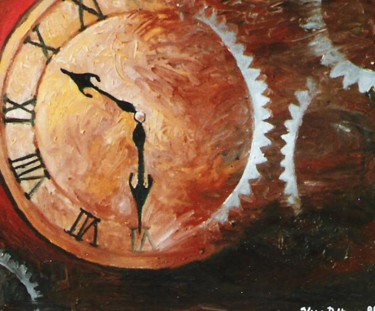Painting titled "Time" by Vesa Peltonen, Original Artwork