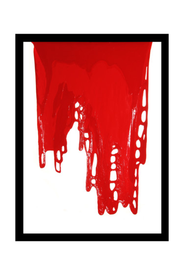 Pittura intitolato "red.jpg" da Vesna, Opera d'arte originale