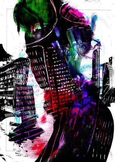 Digital Arts titled "Life in the city" by Tomasz Rolko, Original Artwork, Collages