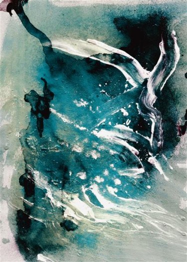 Digital Arts titled "Blue Lagoon" by Tomasz Rolko, Original Artwork, 2D Digital Work