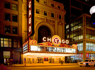 Photography titled "Chicago Theater" by Ars Photo/Grafica, Original Artwork