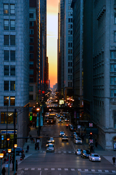 Photography titled "Downtown Sunset 01" by Ars Photo/Grafica, Original Artwork