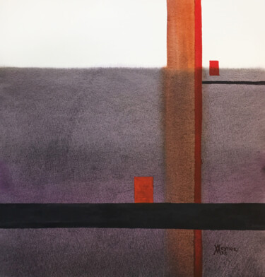 Картина под названием "The choice. Abstrac…" - Natalia Veyner, Подлинное произведение искусства, Акварель