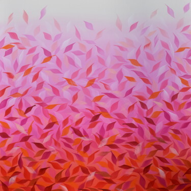 Malarstwo zatytułowany „Happiness” autorstwa Eva Pearl, Oryginalna praca, Akryl Zamontowany na Drewniana rama noszy