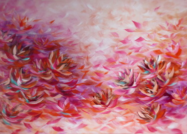 Картина под названием "Living for Love" - Eva Pearl, Подлинное произведение искусства, Акрил Установлен на Деревянная рама д…