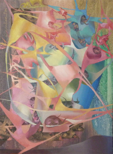 Pintura titulada "Antithesis" por Vladimir Gorbunov, Obra de arte original, Oleo