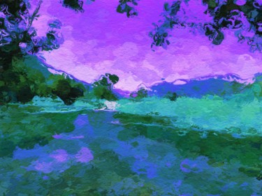 Digital Arts titled "The Valley" by Viajacobi, Original Artwork, Digital Painting