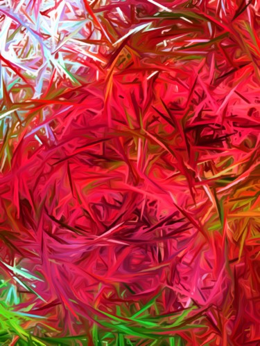 Digital Arts titled "Red maple" by Viajacobi, Original Artwork, Digital Painting