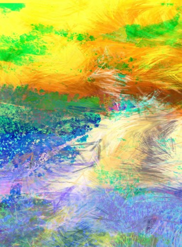 Digital Arts titled "High Winds" by Viajacobi, Original Artwork, Digital Painting