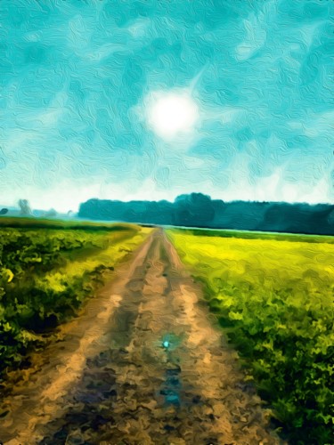 Digital Arts titled "Going Somewhere" by Viajacobi, Original Artwork, Digital Painting