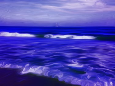 Digital Arts titled "Seaside Memories..." by Viajacobi, Original Artwork, Digital Painting