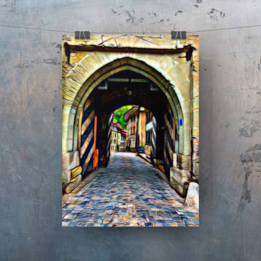 Digital Arts titled "At the Gate to Frib…" by Viajacobi, Original Artwork, Digital Painting