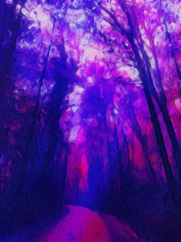 Digital Arts titled "Misty Rays" by Viajacobi, Original Artwork, Digital Painting