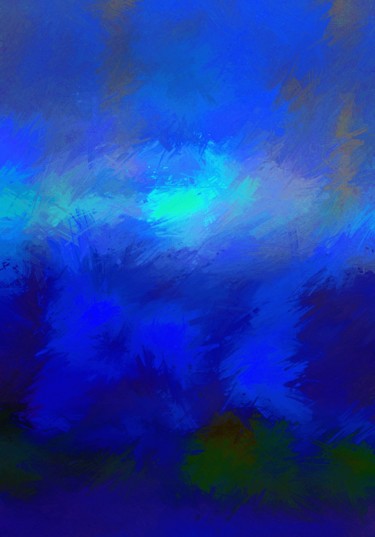 Digital Arts με τίτλο "Blue Friday" από Viajacobi, Αυθεντικά έργα τέχνης, Ψηφιακή ζωγραφική