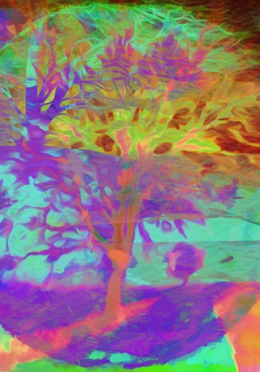 Цифровое искусство под названием "Autumn Winds" - Viajacobi, Подлинное произведение искусства, Цифровая живопись
