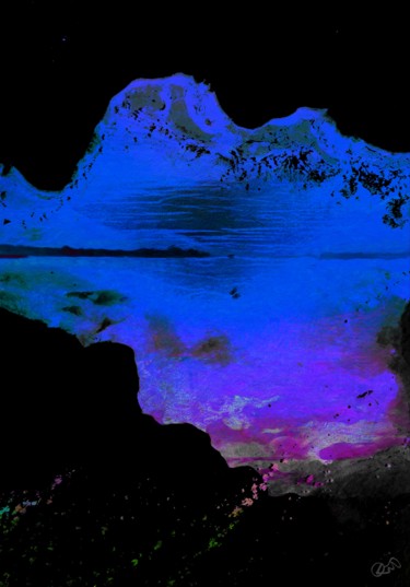 Arte digitale intitolato "Tin Lake" da Viajacobi, Opera d'arte originale, Pittura digitale