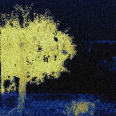 Digital Arts titled "L'arbre d'Or" by Viajacobi, Original Artwork, Digital Painting