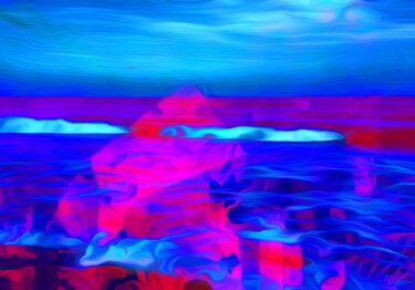 Arts numériques intitulée "Ocean Dreams" par Viajacobi, Œuvre d'art originale, Peinture numérique