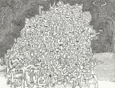 Rysunek zatytułowany „I can see my tong” autorstwa Vian, Oryginalna praca, Atrament