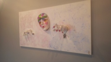 Painting titled "Estranged" by Peter Woo, Original Artwork, Acrylic