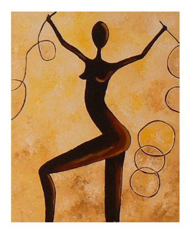 Peinture intitulée "Les danseuses 3" par Mariev, Œuvre d'art originale, Autre