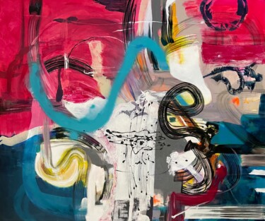 What Goes Around Painting titled "What Goes Around" by Vibha Kapur, Original Art, Acrylic