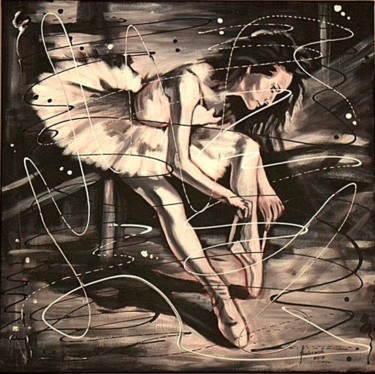 Malarstwo zatytułowany „Ballerina” autorstwa Vicca, Oryginalna praca, Akryl