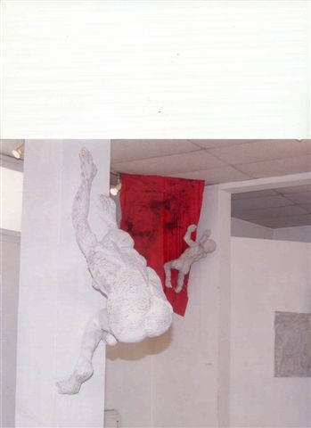 Sculpture titled "One woman climbing…" by Vicki Nagar, Original Artwork