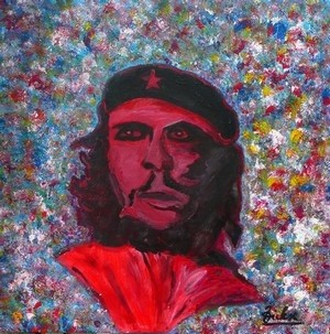 Peinture intitulée "Che486" par Vickx, Œuvre d'art originale, Huile