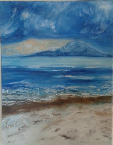 Painting titled "Snow .jpeg" by Vicky Papakonstantopoulou, Original Artwork