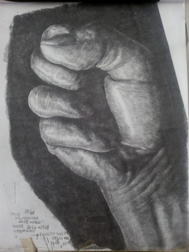 Drawing titled "Studio per una croc…" by Stefano Testa, Original Artwork, Pencil